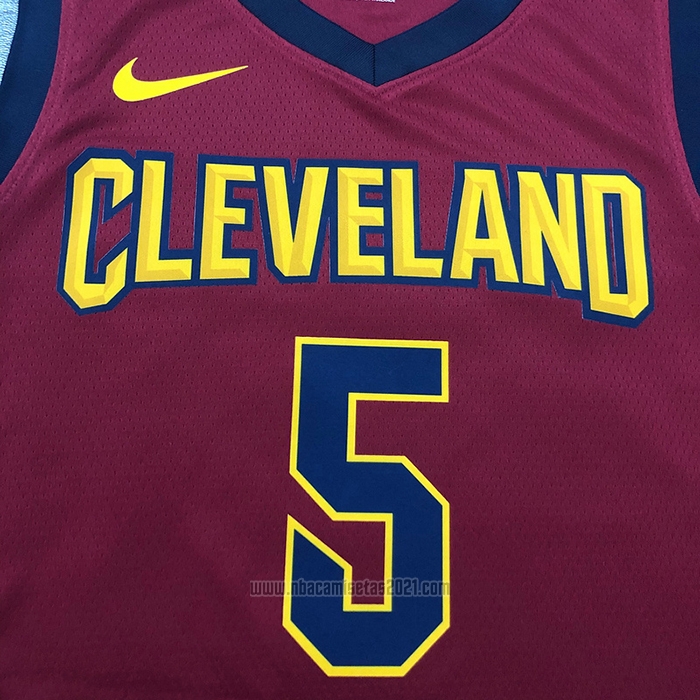 Camiseta Cleveland Cavaliers Dennis Smith Jr. #5 Icon 2018 Rojo